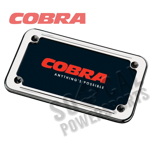 Cobra - Cobra Billet License Plate Frame - Small - 05-9000