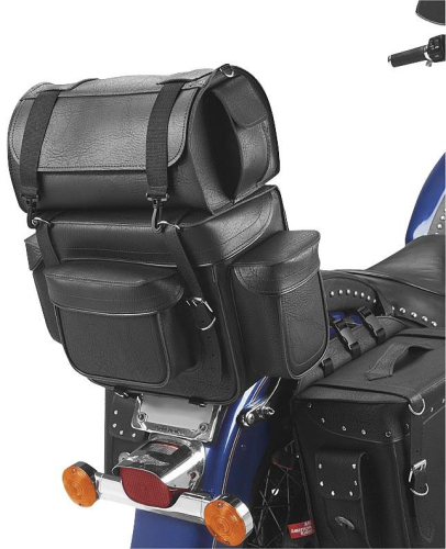 All American Rider - All American Rider Ameritex Bikepack with Detachable Travel Case/Sissy Bar Bag - Standard - Classic (No Studs) - 90/93