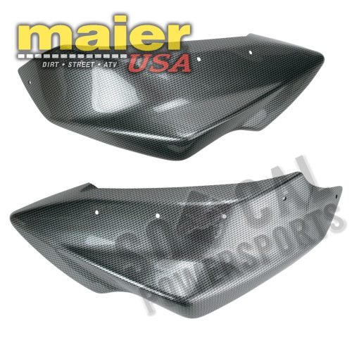 Maier Mfg - Maier Mfg Add On Rear Fender - Black Carbon Fiber - 14715-30