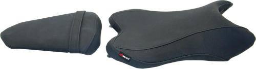 HT Moto - HT Moto Seat Cover - Black/Carbon - SB-BMW03-B