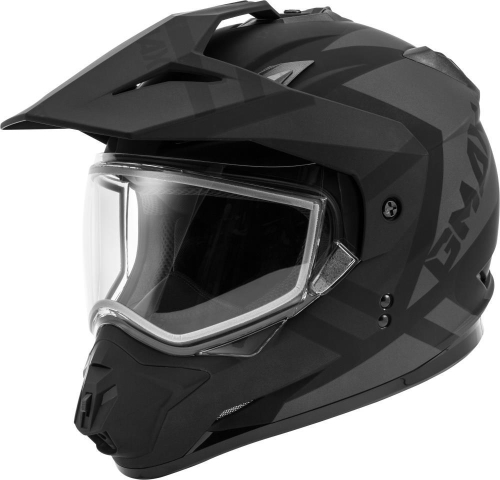 G-Max - G-Max GM-11S Trapper Helmet with Electric Shield - G4112506 - Matte Black/Gray - Large