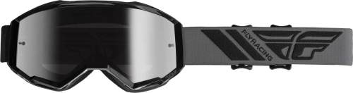 Fly Racing - Fly Racing Zone Goggles - 37-5146 - Black / Silver Mirror/Smoke Lens - OSFM