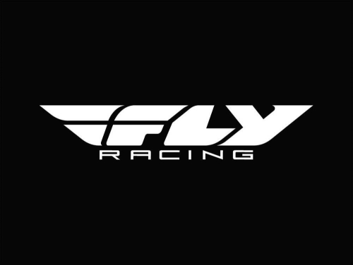 Fly Racing - Fly Racing Wall Sign - 47in. X 35in. - Black/White - 363-SIGN47FLY