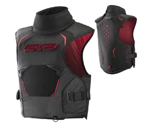 EVS - EVS SV2 Pro Trail Snow Vest - SV2T-XS/S - Black/Red - XS-Sm