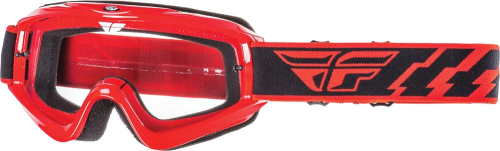 Fly Racing - Fly Racing Focus Youth Goggles (2017) - 37-3012 - Red / Clear Lens - OSFM