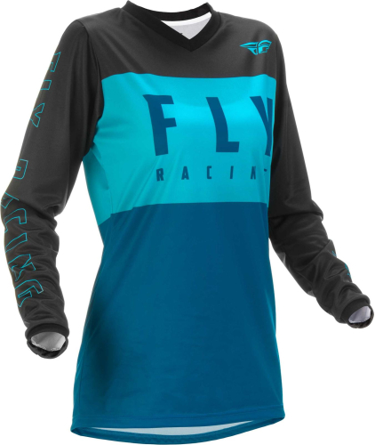 Fly Racing - Fly Racing F-16 Womens Jersey - 375-820S - Aqua/Dark Teal/Black - Small