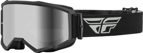 Fly Racing - Fly Racing Zone Goggles - 37-51494 - Gray/Black / Silver Mirror/Smoke Lens - OSFM