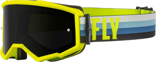 Fly Racing - Fly Racing Zone Goggles - 37-51496 - Hi-Vis/Teal / Dark Smoke Lens - OSFM