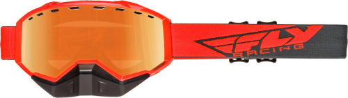 Fly Racing - Fly Racing Focus Snow Goggles - 37-5002 - Hi-Vis Orange/Gray - OSFM