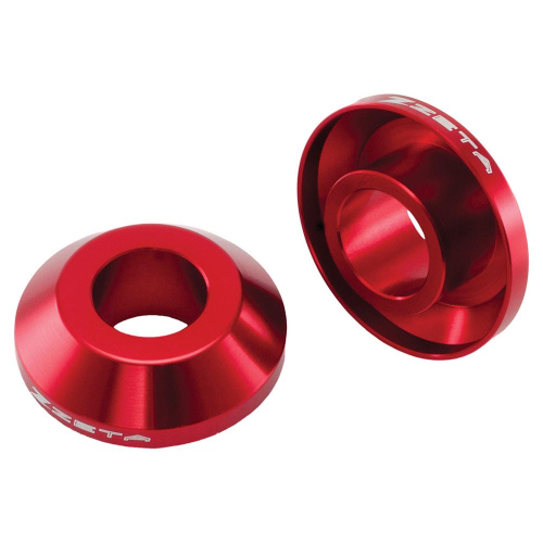 ZETA - ZETA Fast Rear Wheel Spacers - Red - ZE93-2302