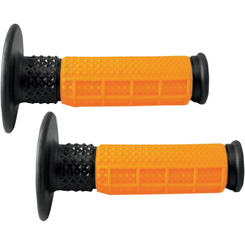 Avon Grips - Avon Grips Half-Waffle MX Grips - Orange - MXW15