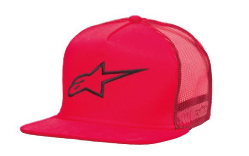 Alpinestars - Alpinestars Corp Trucker Hat - 1025-81003-30 - Red - OSFM