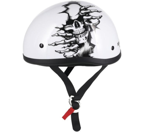 Skid Lid Helmets - Skid Lid Helmets Original Born Wild Helmet - 649503 - White - Large