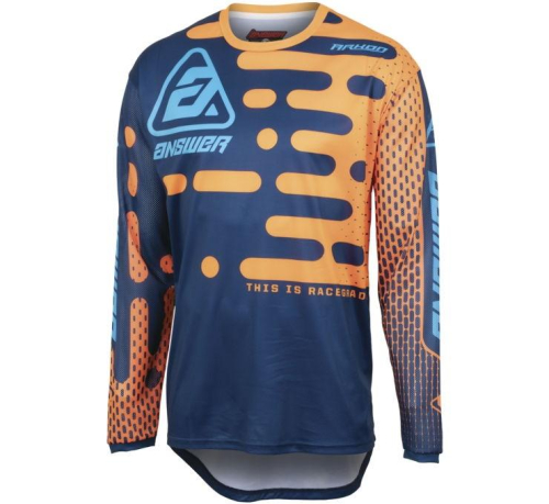 Answer - Answer Arkon Boost Jersey - 447963 - Navy/Hyper Orange - X-Small