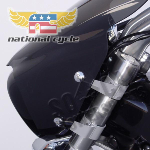 National Cycle - National Cycle VStream+ Windshield - 22.20in. - Dark Tint - N28209