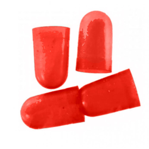 VDO - VDO Light Diffuser f/Type D Peanut Bulb - Red - 4 Pack