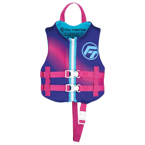 Full Throttle - Full Throttle Child Rapid-Dry Life Jacket -Purple