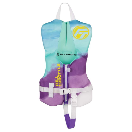 Full Throttle - Full Throttle Infant Rapid-Dry Flex-Back Life Jacket - Aqua