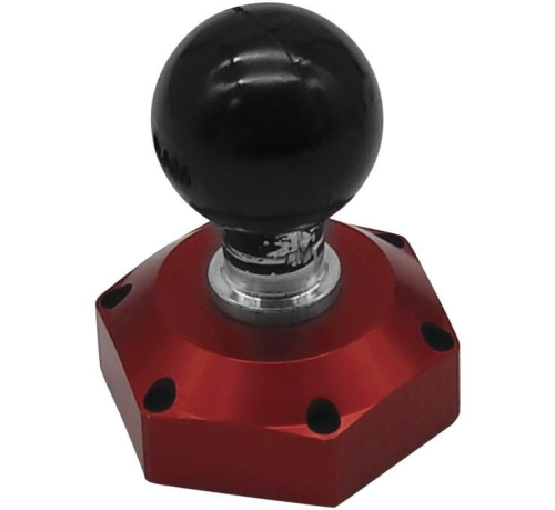 Cox Racing Group - Cox Racing Group Steering Stem Nut - 19mm - Red - COX-25182