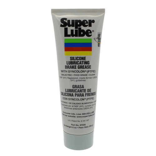 Super Lube - Super Lube Silicone Lubricating Brake Grease w/Syncolon&reg; (PTFE) - 8oz Tube