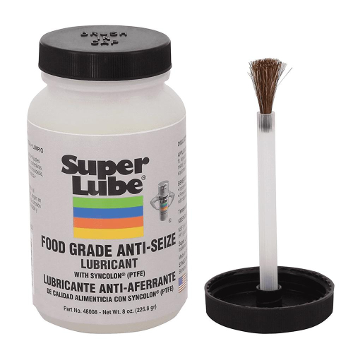 Super Lube - Super Lube Food Grade Anti-Seize w/Syncolon&reg; (PTFE) - 8oz Brush Bottle