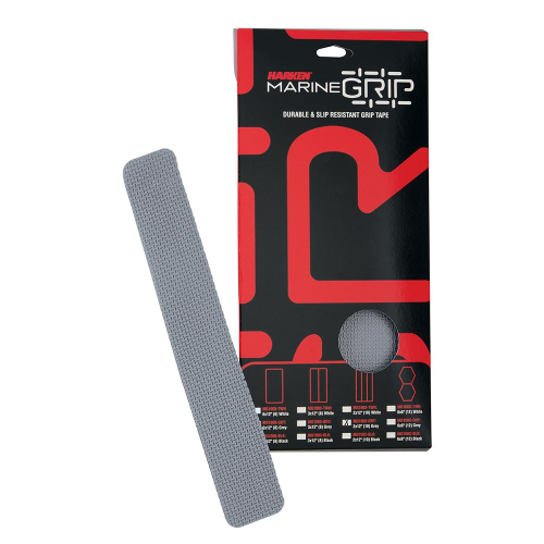 Harken - Harken Marine Grip Tape - 2 x 12" - Grey - 10 Pieces