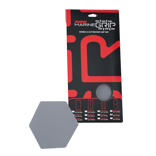 Harken - Harken Marine Grip Tape - Honeycomb - Grey - 12 Pieces