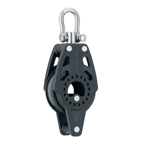 Harken - Harken 40mm Carbo Block Single w/Swivel &amp; Bracket