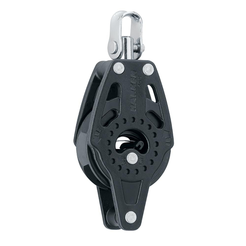 Harken - Harken 40mm Carbo Single Ratchet Block w/Swivel &amp; Becket