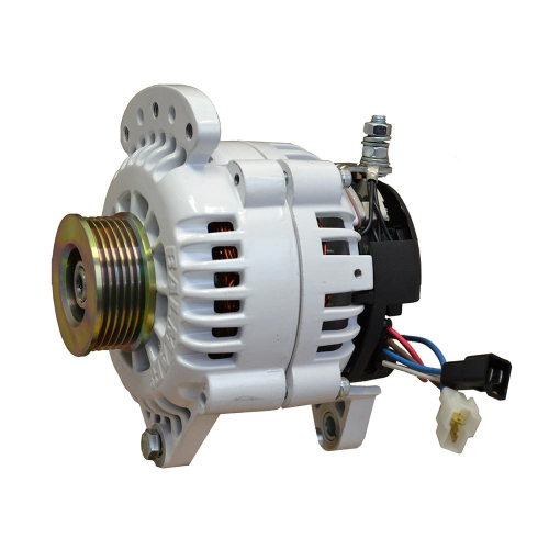 Balmar - Balmar Alternator 100 Amp 12V 3.15" Dual foot Saddle Single K6 Pulley w/Isolated Grounding