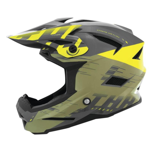 THH Helmets - THH Helmets T-42 BMX Xtreme Helmet - 647931 - Khaki/Yellow - Small