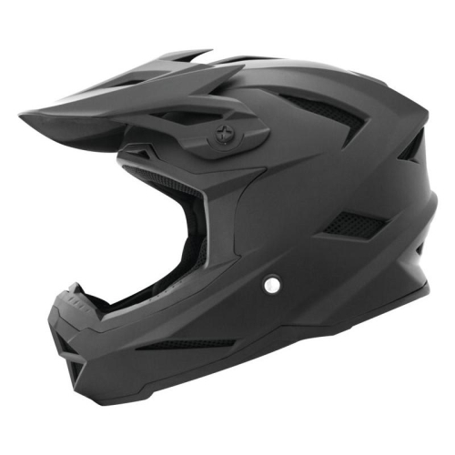 THH Helmets - THH Helmets T-42 BMX Solid Helmet - 644039 - Flat Black - Large