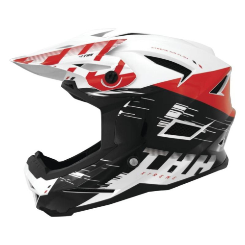 THH Helmets - THH Helmets T-42 BMX Xtreme Youth Helmet - 647945 - White/Red - Small