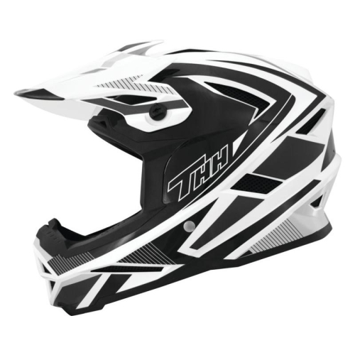 THH Helmets - THH Helmets T-42 BMX Acceler Helmet - 644069 - Black/White - Large