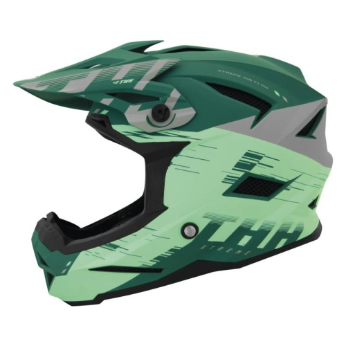 THH Helmets - THH Helmets T-42 BMX Xtreme Youth Helmet - 647900 - Turquoise/Green - Small