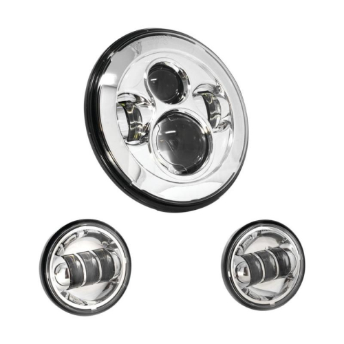 Namz - Namz Premium Headlight and Passing Lamp Kit - Chrome - LLC-ILHK-7C