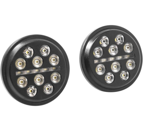 Namz - Namz LED Passing Lamps - Buck Shot - Black - 4.5in. - LLC-ILPL-BS