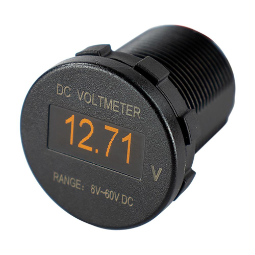 Sea-Dog - Sea-Dog OLED Voltmeter - Round