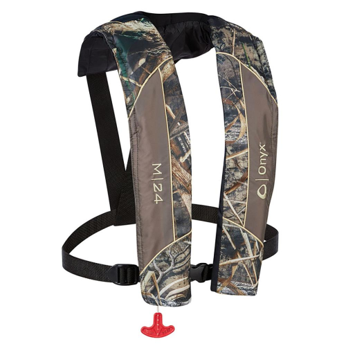 Onyx Outdoor - Onyx M-24 Manual Inflatable Life Jacket - Realtree Max-5&reg; Camo