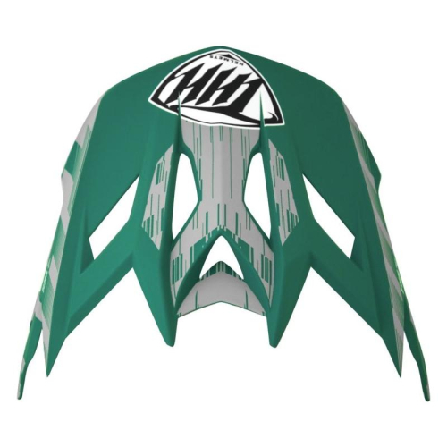 THH Helmets - THH Helmets Visor for T-42 BMX Xtreme Youth Helmets - Turquoise/Green - 648095