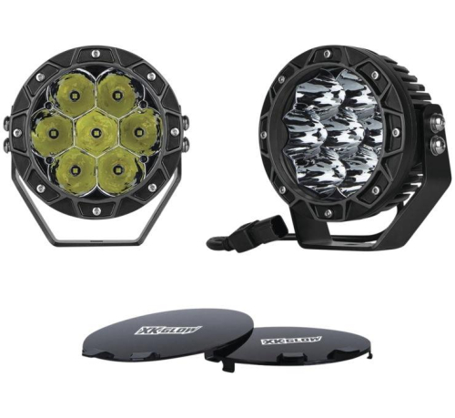 XK Glow - XK Glow Round Offroad LED Light Kit - 5in. - 30W - XK066005