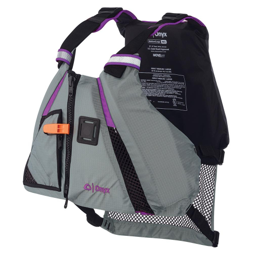 Onyx Outdoor - Onyx MoveVent Dynamic Paddle Sports Vest - Purple/Grey - XS/Small