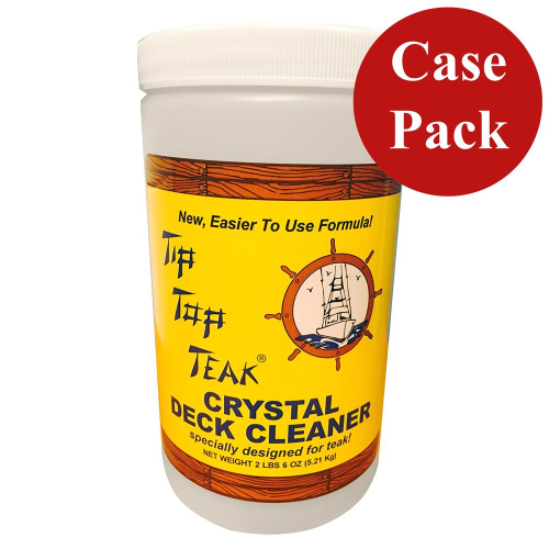 Tip Top Teak - Tip Top Teak Tip Top Teak Crystal Deck Cleaner - Quart (2lbs 6oz) - *Case of 12*