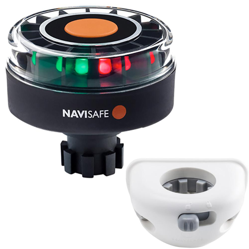 Navisafe - Navisafe Navilight Tricolor 2NM w/Navibolt Base &amp; Vertical Mount - White