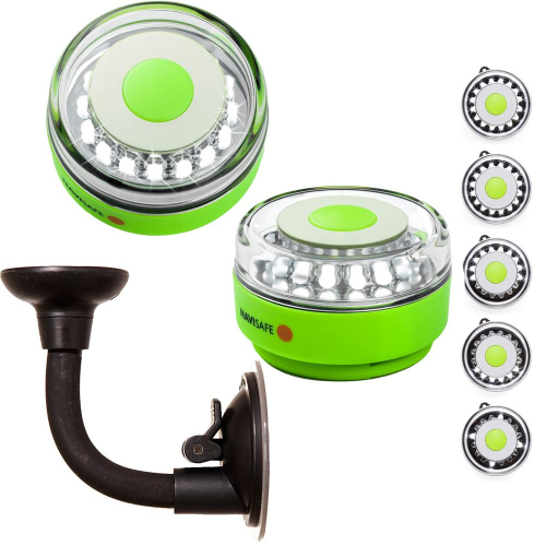 Navisafe - Navisafe Portable Navilight 360&deg; 2NM Rescue - Glow In The Dark - Green w/Bendable Suction Cup Mount