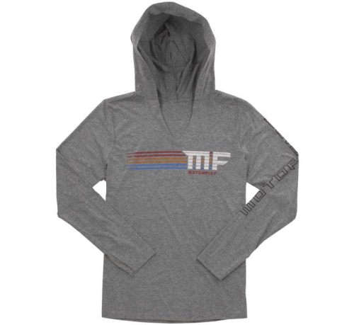 Motorfist - Motorfist Amped Womens Hoody - MF20S-L31-L - Gray - Large