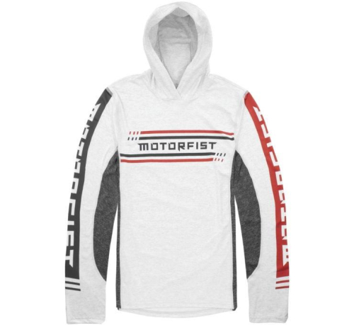 Motorfist - Motorfist Baselayer Hoody - MF20A-M86-S - White - Small