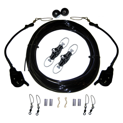 Rupp Marine - Rupp Single Rigging Kit W/Lok-Ups & Nok-Outs - 160' Black Mono