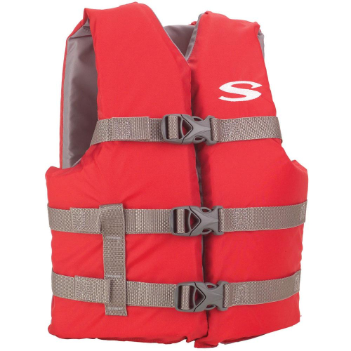 Stearns - Stearns Classic Youth Life Jacket - 50-90lbs - Red/Grey