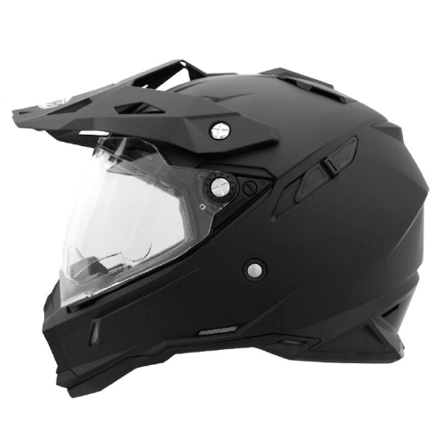 THH Helmets - THH Helmets TX-28 Solid Helmet - 648072 - Flat Black - Small